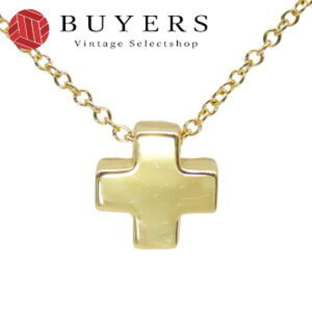 Tiffany Roman Cross necklace yellow gold jewelry Co